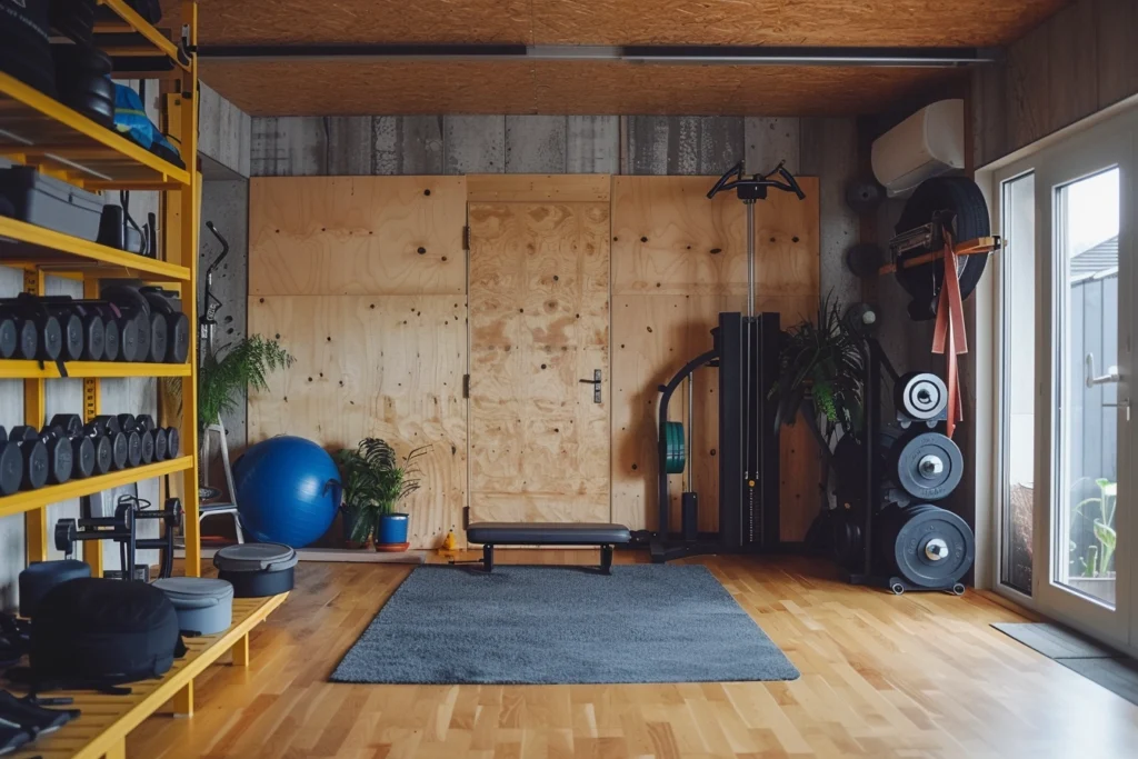 home gym space area