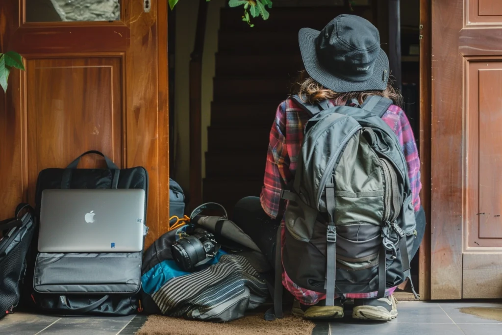 traveling suitcase