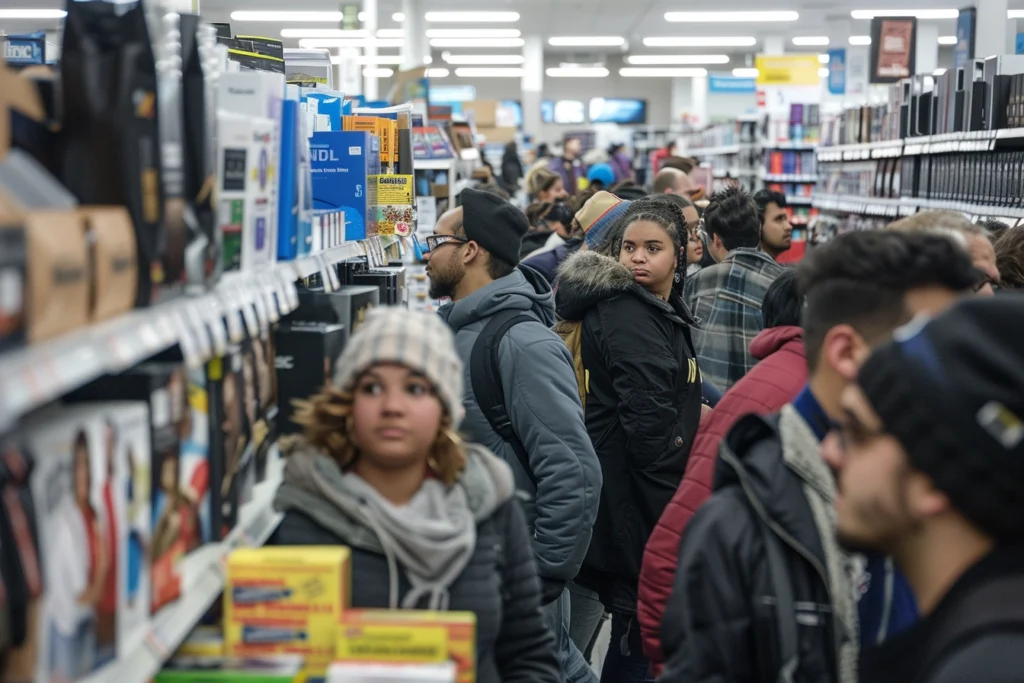 Crowded burlington